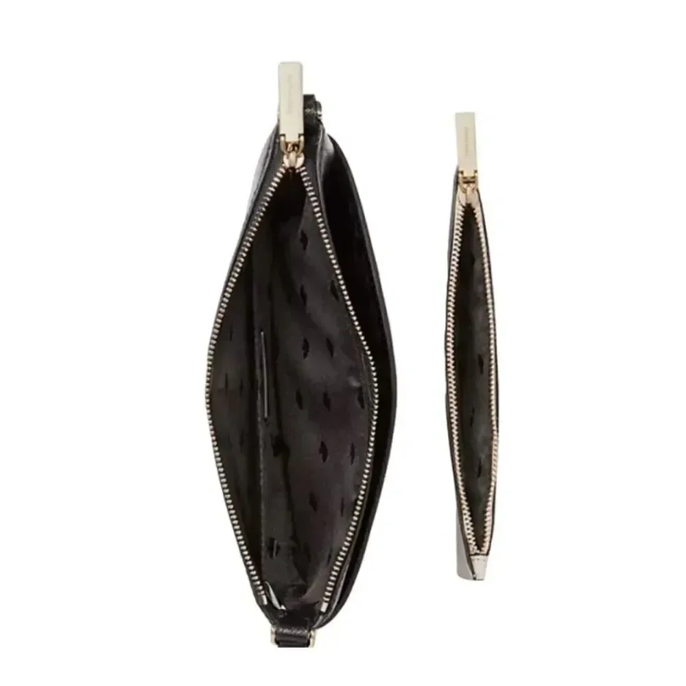 Kate Spade Purse Black Slim Sadie Crossbody Set Bag Wallet